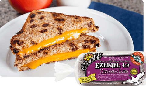 Organic Ezekiel 4.9 Cinnamon Raisin Sprouted Wholegrain Bread 680g - Food For Life