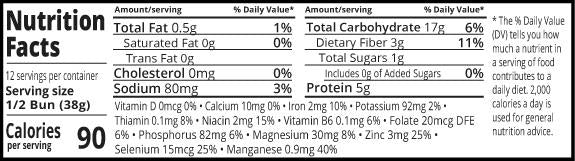 Organic Ezekiel 4.9 Sprouted Whole Grain Burger Buns 454g - Food For Life