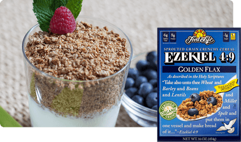 Ezekiel Sprouted Whole Grain Cereal Golden Flax 454g - Food For Life