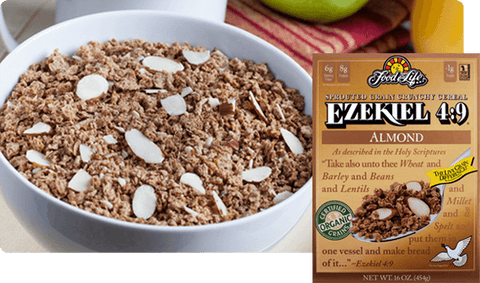 Ezekiel Sprouted Whole Grain Cereal Almond 454g - Food For Life